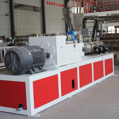 Double Screw PVC Marble Sheet Machine 1220*2440mm Marble Sheet Production Line