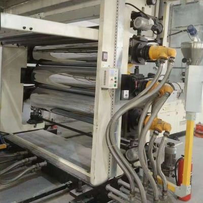 Attractive 35*4*4.5m PVC Artifical Marble Sheet Making Machine with Extrusion Molding