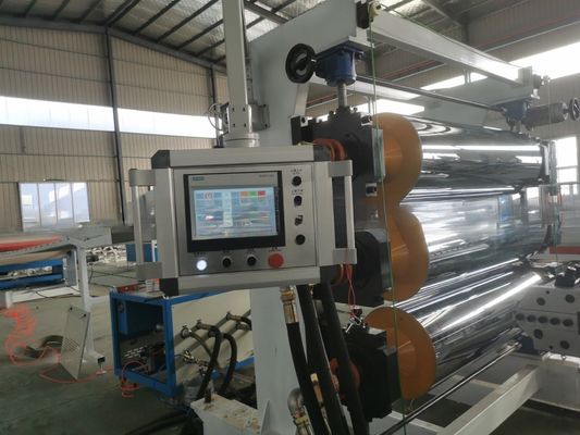 Single Plate HDPE Sheet Extrusion Line 600-1200mm Geocell Production Line