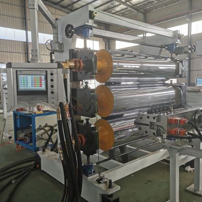 Feeding Mode One Feed Plastic Sheet Extrusion Machine for Thermoforming Production