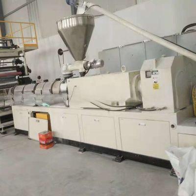 Plastic Processed PVC Deep Screw Structure PVC Artifical Marble Sheet Making Machine