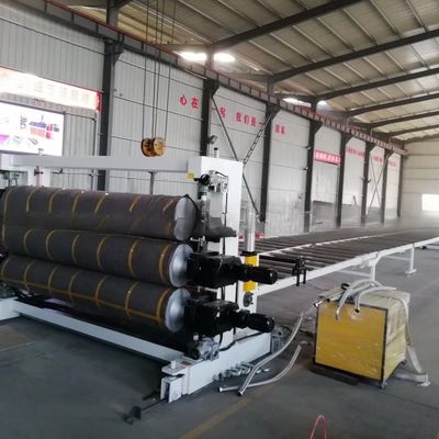 PVC Artifical Marble Sheet Extruder Line with Deep Screw 120/33 Screw Channel Structure