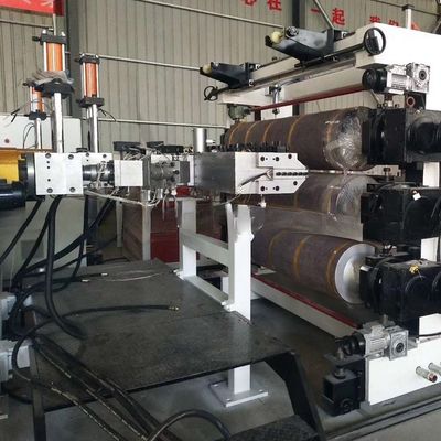 PVC Artifical Marble Sheet Extruder Line with Deep Screw 120/33 Screw Channel Structure