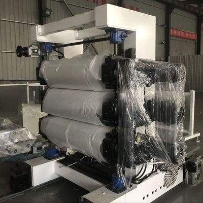 PVC Artifical Marble Sheet Extruder Line with Deep Screw 120/33 Screw Channel Structure