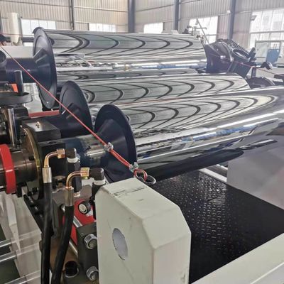 Plastic Sheet Extruder Machine / High Speed ABA Three Layer PP PS ABS HIPS Roll Sheet Extrusion Line