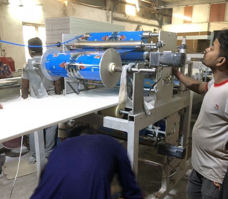 55/120 PVC Ceiling Panel Production Line 300mm PVC Wall Panel Machine