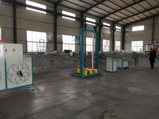 Plastic Geostrap Extruder Machine / Professional Geo Strap Band Extrusion Production Line