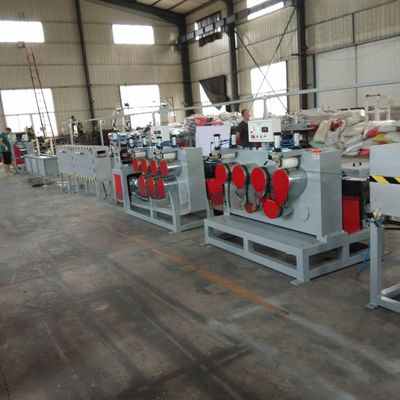 Highly Strap Band Production Line with Screw Channel Structure Deep Screw 0.5-1.5mm Thickness 500.00cm * 250.00cm * 200.00cm Package Size