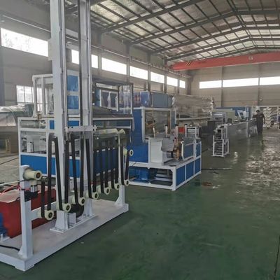 Plastic Coated Geo Strap Band Extrusion Production Line for 80-100 mm Strap Width