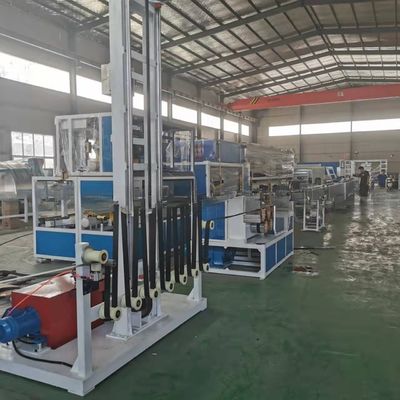 30Kn-120Kn Geo Strap Band Extrusion Line 120mm Plastic Sheet Extruder