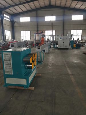 40KN-120KN Geo Strap Band Production Line With Single Screw Plastic Extruder