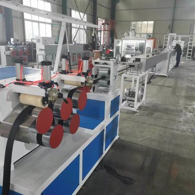 Long Usage Life Plastic Extruder Geo Strap Band Production Line for Customized Request