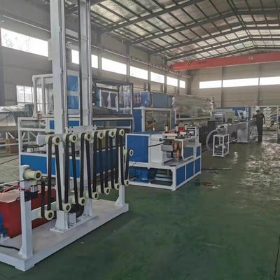 Long Usage Life Plastic Extruder Geo Strap Band Production Line for Customized Request