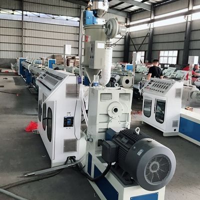 Customized 20-63mm HDPE Pipe Production Line with Full Intermeshing Engagement System