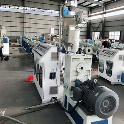 Single-Screw HDPE Pipe Extruder Machine for Exhaust Industry Needs