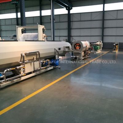 PE Plastic Processed Single-Screw HDPE Pipe Extrusion Line with Single-Screw