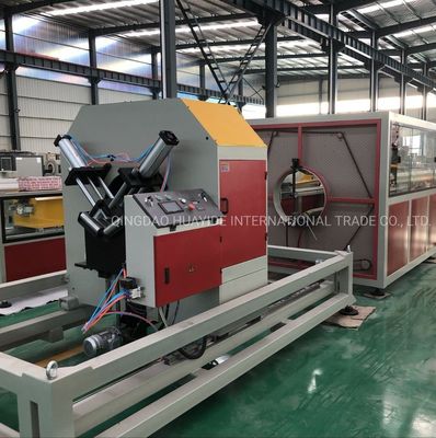 PE Plastic Processed Single-Screw HDPE Pipe Extrusion Line with Single-Screw
