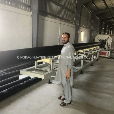 Deep Screw Channel Structure Separate Type Extruder Plastic PE Pipe Production Line