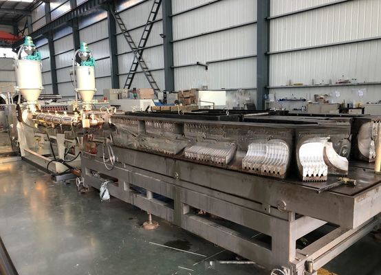 PE PP HDPE Single Wall Corrugated Pipe Production Line 150Kw Computerized