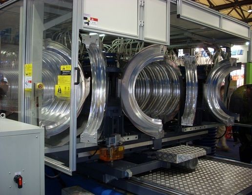 PE PP HDPE Single Wall Corrugated Pipe Production Line 150Kw Computerized