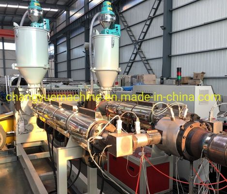 PE PP HDPE Single Wall Corrugated Pipe Production Line 150Kw Computerized