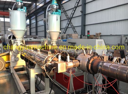 PE PP HDPE Single Wall Corrugated Pipe Production Line 150Kw Computerized