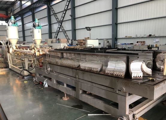 PE PP HDPE Single Wall Corrugated Pipe Production Line 150Kw Computerized