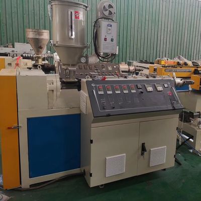 Single Screw 20mm-63mm PVC Corrugated Pipe Extruder Machine