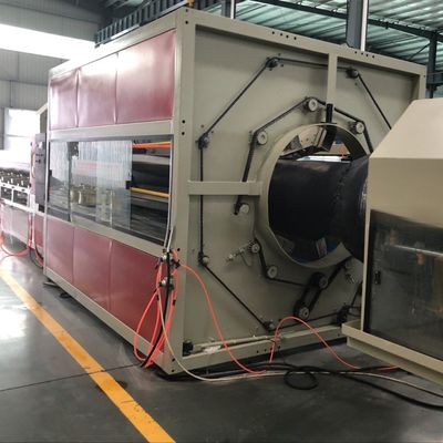 580kg/H Polyethylene Pipe Production Line 90mm-315mm HDPE Extrusion Line