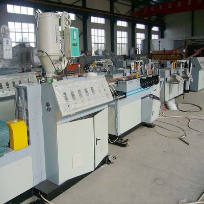 PVC Plastic Single Wall Corrugated Pipe Extruder Machine for Computerized Production