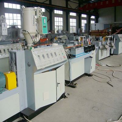 Single-Screw PVC Corrugated Pipe Extruder Machine with Full Intermeshing Engagement System