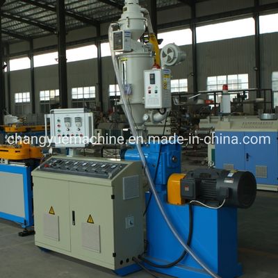 PE PVC Pipe Extruder Single Wall Corrugated Pipe Production Line