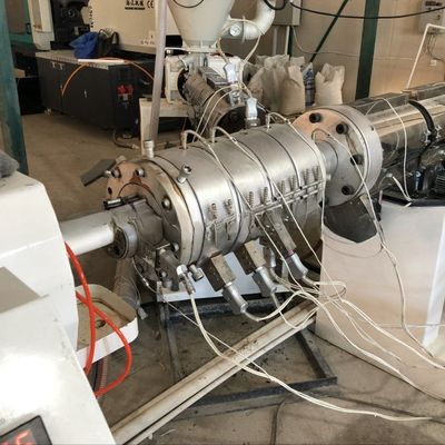 PP PPR PE PVC Pipe Extruder Machine 50mm-160mm Plastic Pipe Production Line