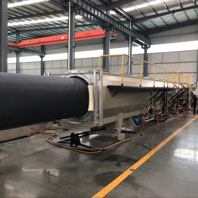 900kg/H 1150kg/H HDPE Pipe Extrusion Machine Deep Screw Automatic