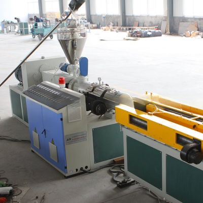 32mm-50mm Single Wall Corrugated Pipe Extruder Machine 80kg/H