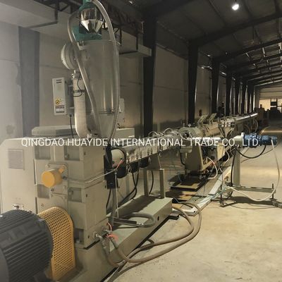 Single-Screw Design Plastic Water/Gas Supply Pipe Production Line for Exhaust Systems