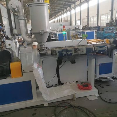 PVC Corrugated Pipe Extruder Machine Full Intermeshing Separate Type