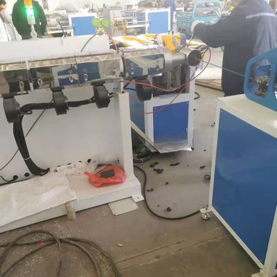 PVC Corrugated Pipe Extruder Machine Full Intermeshing Separate Type