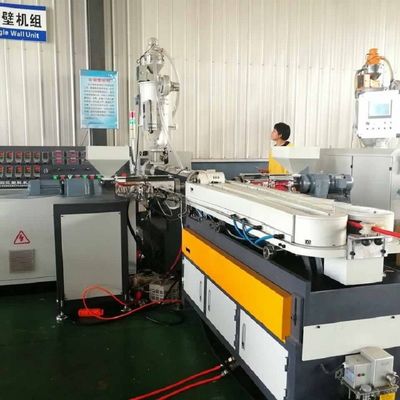 PVC Single Wall Corrugated Pipe Making Machine with Deep Screw Channel Structure