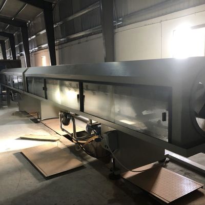 Exhaust Industrial HDPE Pipe Extrusion Machine with Deep Screw Channel Structure