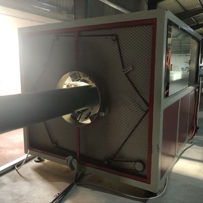 Exhaust Industrial HDPE Pipe Extrusion Machine with Deep Screw Channel Structure