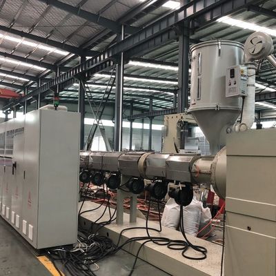 Highly Automated SJ65/38 PE Water Supply Pipe Production Line for Smooth Production