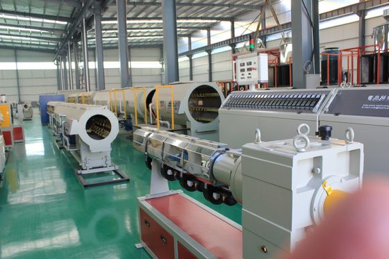 High Output HDPE Water Supply Pipe Extrusion Line for US Currency within 50-160 mm