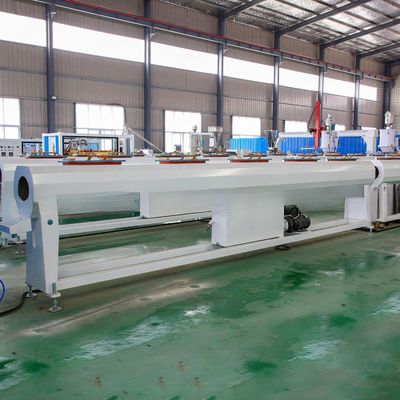 HDPE Water Supply Pipe Extrusion Production Line / Computerized Extruder / Making Machine
