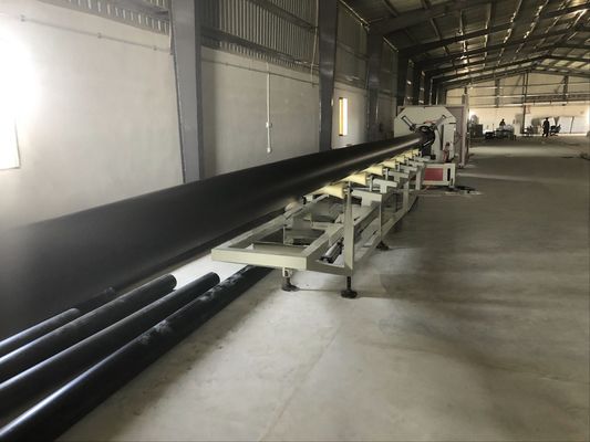 Customized HDPE Pipe Extrusion Machine / Production Line for Water Supply 90-315 mm
