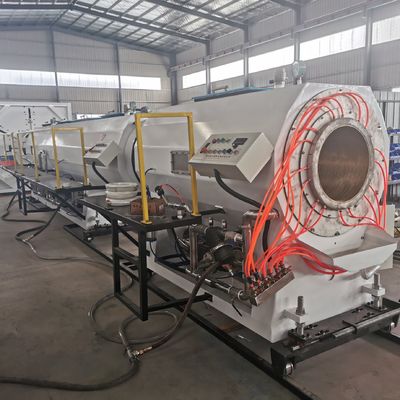 Full Intermeshing Engagement System HDPE Pipe Extruder Machine for Customized Requests