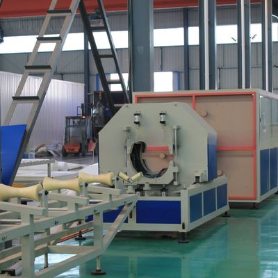 High Grade HDPE Pipe Extrusion Machine Computerized and Deep Screw Channel Structure