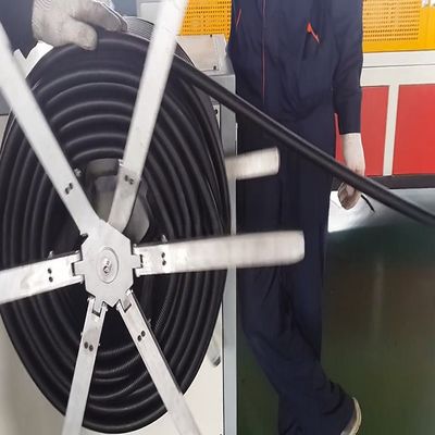 Performance PVC Single Wall Corrugated Pipe Production Line for One Feed Feeding Mode