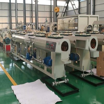 SJ65/38 Durable HDPE Pipe Extrusion Machine with Full Intermeshing Engagement System