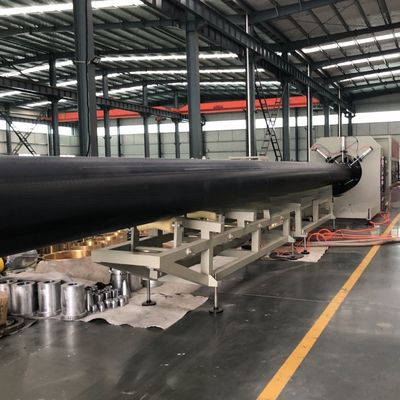 HDPE Pipe Extrusion Line with Deep Screw Structure in Qingdao Port